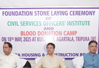 people are benefited due to work of civil servants tripura cm